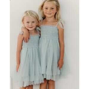 INDIE BLUE Isa Dress Airy Blue Layers of Tulle Size 10